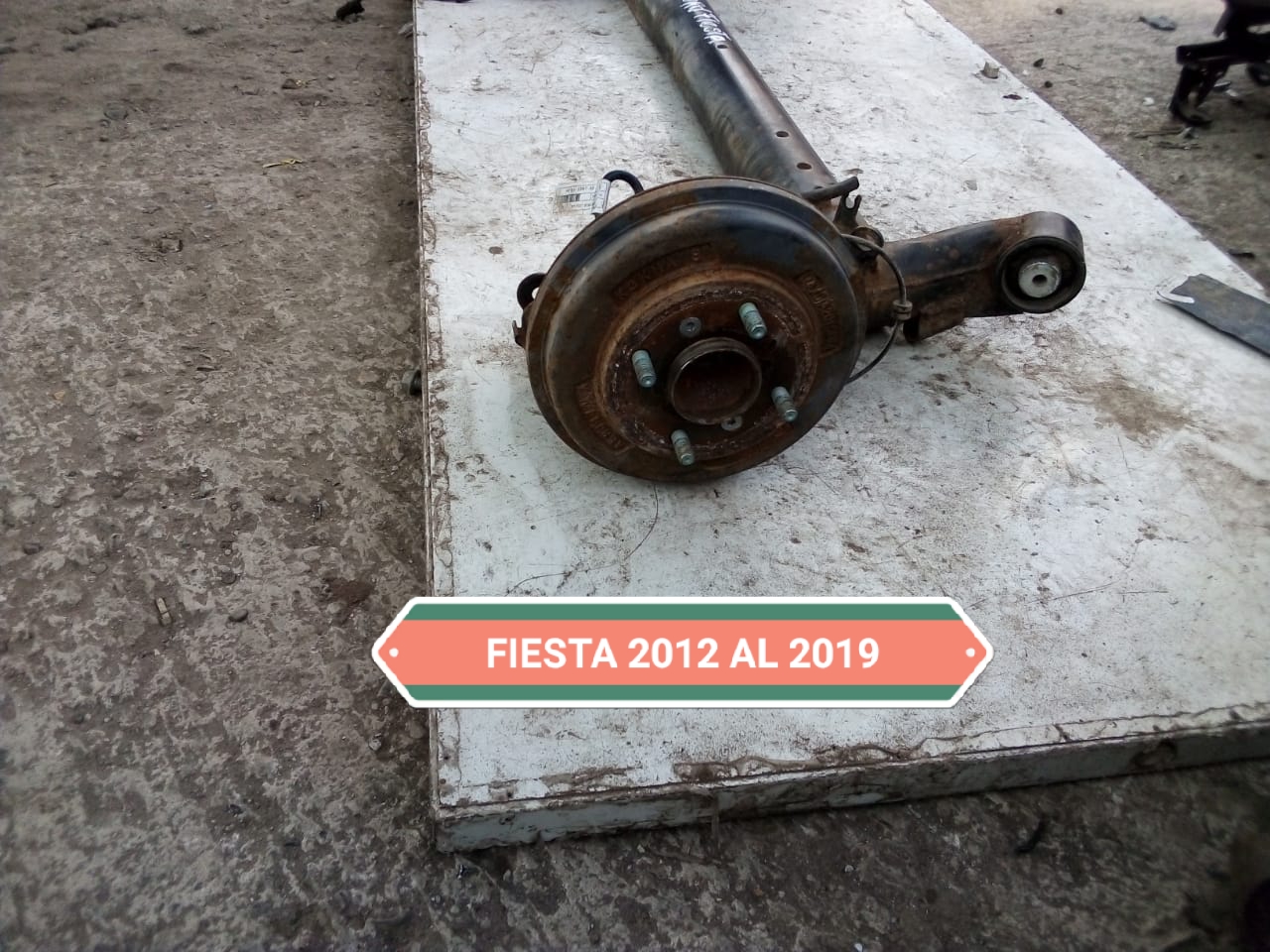PUENTE POSTERIOR FORD FIESTA 2012 AL 2019